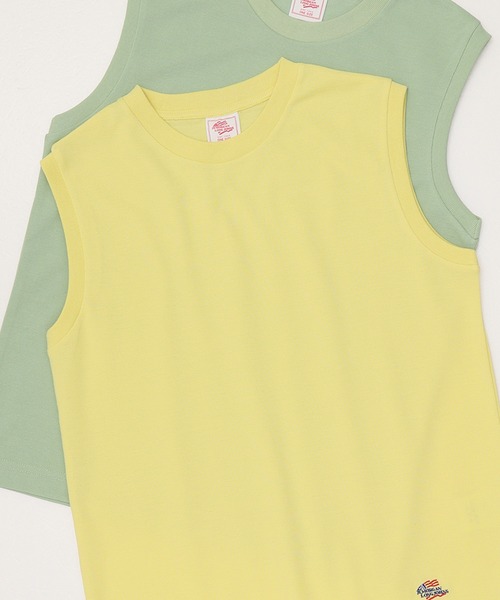 JEMORGAN（ジェーイーモーガン）の「【JEMORGAN / ジェーイーモーガン】カノコ１ポイントノースリーブ（タンクトップ・レディース・ホワイト/ブラック/ネイビー/グレー/レッド系/イエロー/グリーン系・F）」の6枚目の写真