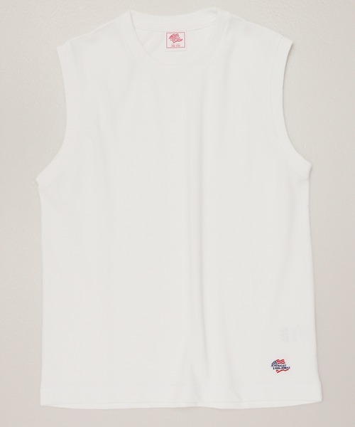 JEMORGAN（ジェーイーモーガン）の「【JEMORGAN / ジェーイーモーガン】カノコ１ポイントノースリーブ（タンクトップ・レディース・ホワイト/ブラック/ネイビー/グレー/レッド系/イエロー/グリーン系・F）」の8枚目の写真