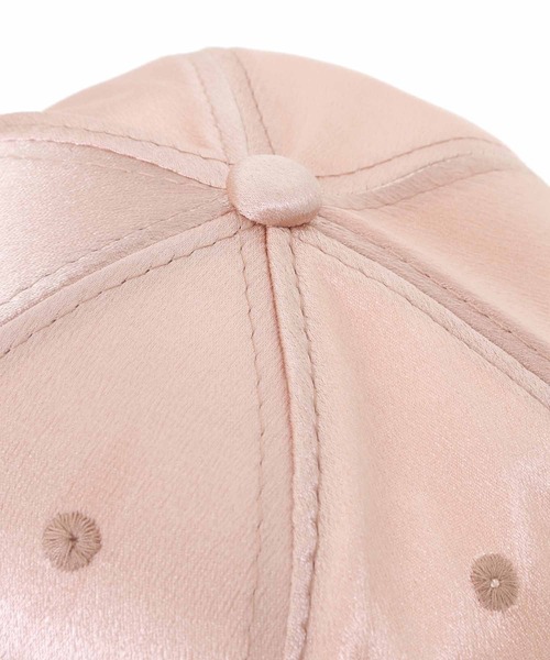 31 Sons de mode（トランテアン　ソン　ドゥ　モード）の「サテンキャップ（キャップ・レディース・ピンク/シルバー/ブラック・フリー）」の19枚目の写真