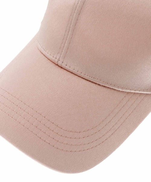 31 Sons de mode（トランテアン　ソン　ドゥ　モード）の「サテンキャップ（キャップ・レディース・ピンク/シルバー/ブラック・フリー）」の20枚目の写真