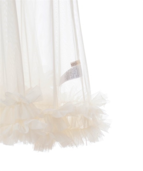 axes femme(アクシーズファム)の「レイヤード用チュールワンピース(ワンピース・レディース・グレー/ブラック/キナリ・FREE)」の12枚目の写真