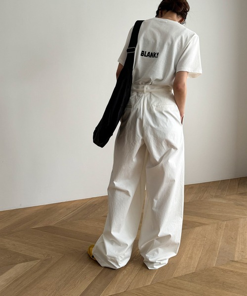 CANAL JEAN（キャナルジーン）の「El mar　BLANK!バックロゴTシャツ（Tシャツ/カットソー・レディース・ホワイト/ピンク/ブラック/ブルー・ONE SIZE）」の7枚目の写真