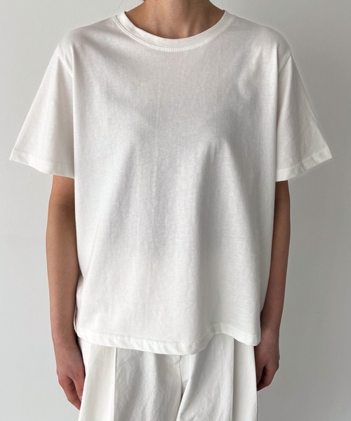 CANAL JEAN（キャナルジーン）の「El mar　BLANK!バックロゴTシャツ（Tシャツ/カットソー・レディース・ホワイト/ピンク/ブラック/ブルー・ONE SIZE）」の11枚目の写真