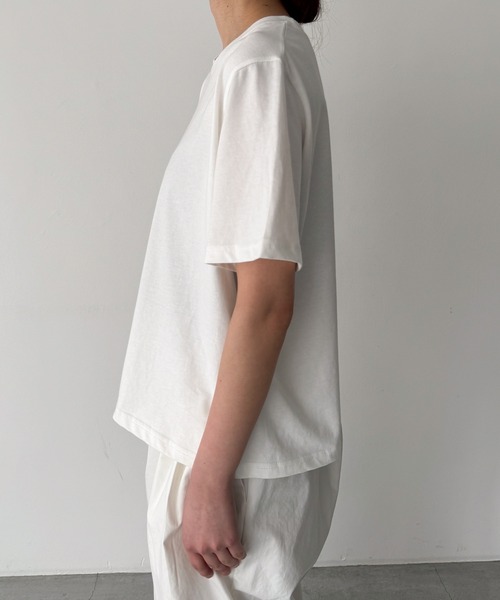 CANAL JEAN（キャナルジーン）の「El mar　BLANK!バックロゴTシャツ（Tシャツ/カットソー・レディース・ホワイト/ピンク/ブラック/ブルー・ONE SIZE）」の12枚目の写真