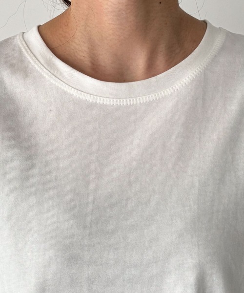 CANAL JEAN（キャナルジーン）の「El mar　BLANK!バックロゴTシャツ（Tシャツ/カットソー・レディース・ホワイト/ピンク/ブラック/ブルー・ONE SIZE）」の14枚目の写真