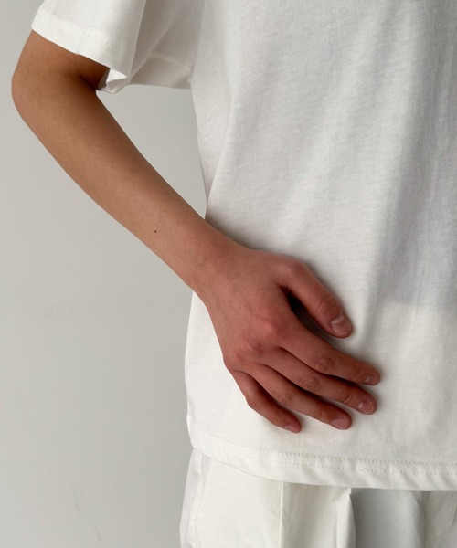 CANAL JEAN（キャナルジーン）の「El mar　BLANK!バックロゴTシャツ（Tシャツ/カットソー・レディース・ホワイト/ピンク/ブラック/ブルー・ONE SIZE）」の15枚目の写真