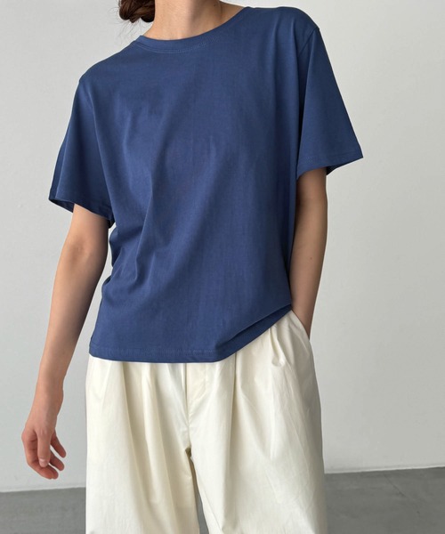 CANAL JEAN（キャナルジーン）の「El mar　BLANK!バックロゴTシャツ（Tシャツ/カットソー・レディース・ホワイト/ピンク/ブラック/ブルー・ONE SIZE）」の21枚目の写真