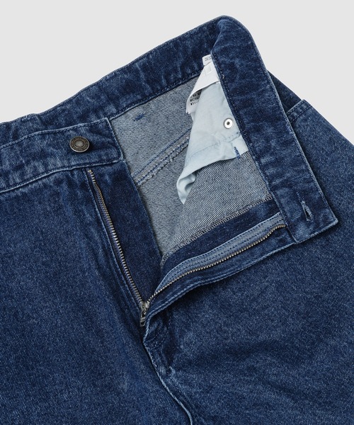 Sky High Farm Workwear（スカイハイ ファーム ワークウェア）の「UNISEX PERENNIAL LOGO DENIM PANTS W（デニムパンツ・メンズ・ブルー・M）」の8枚目の写真