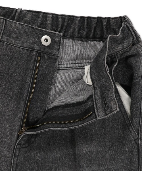 SPINNS（スピンズ）の「【2サイズ展開・ユニセックス】ダイドデニムカーゴパンツ（デニムパンツ・メンズ・ブラック/ブルー・M/L）」の4枚目の写真