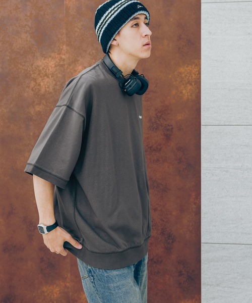 SIGNAL SPORTS(シグナルスポーツ)の「【SIGNAL SPORTS】ONE POINT COLOR SWEAT/ワンポイント刺繍/カラーミニ裏毛クルーネックTシャツ(Tシャツ/カットソー・メンズ・イエロー系その他/スミクロ/オレンジ/オフホワイト/イエロー系その他2・MEDIUM/LARGE)」の20枚目の写真