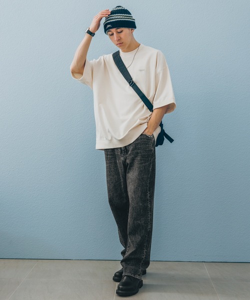 SIGNAL SPORTS(シグナルスポーツ)の「【SIGNAL SPORTS】ONE POINT COLOR SWEAT/ワンポイント刺繍/カラーミニ裏毛クルーネックTシャツ(Tシャツ/カットソー・メンズ・イエロー系その他/スミクロ/オレンジ/オフホワイト/イエロー系その他2・MEDIUM/LARGE)」の14枚目の写真