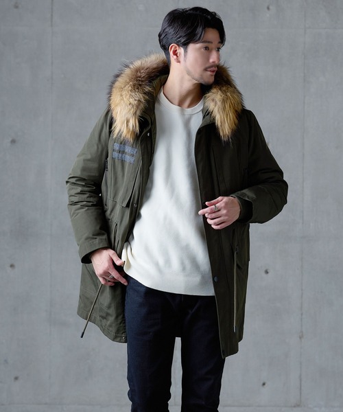 Filomo]モッズコートメンズ ダウンライナー弱撥水（モッズコート