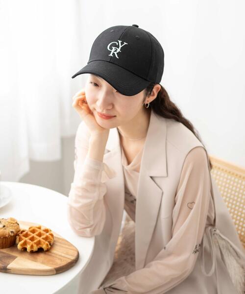 WEGO(ウィゴー)の「WEGO/ロゴ刺繍キャップ(キャップ・レディース・ブラック/オフホワイト/ネイビー・FREE)」の17枚目の写真