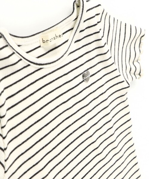 BRANSHES（ブランシェス）の「【GOOD PRICE】ストレッチテレコ半袖Tシャツ（Tシャツ/カットソー・キッズ・ピンク/その他/ライトグリーン/オフホワイト/ブラック・90/120/110/100/150/140/130/80）」の17枚目の写真