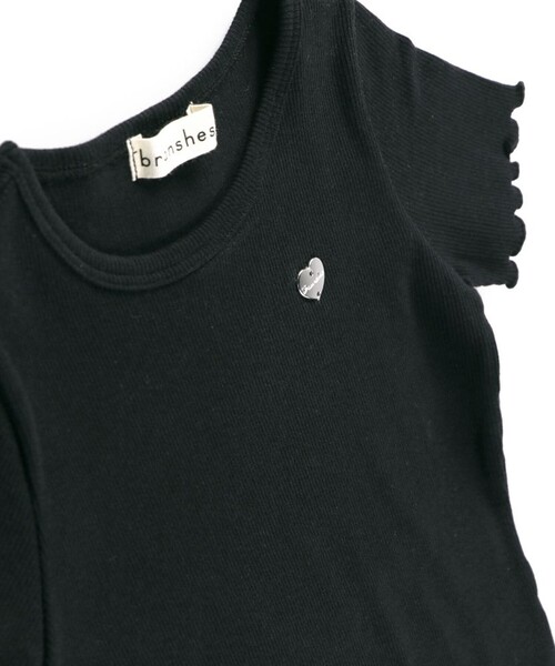 BRANSHES（ブランシェス）の「【GOOD PRICE】ストレッチテレコ半袖Tシャツ（Tシャツ/カットソー・キッズ・ピンク/その他/ライトグリーン/オフホワイト/ブラック・90/120/110/100/150/140/130/80）」の20枚目の写真