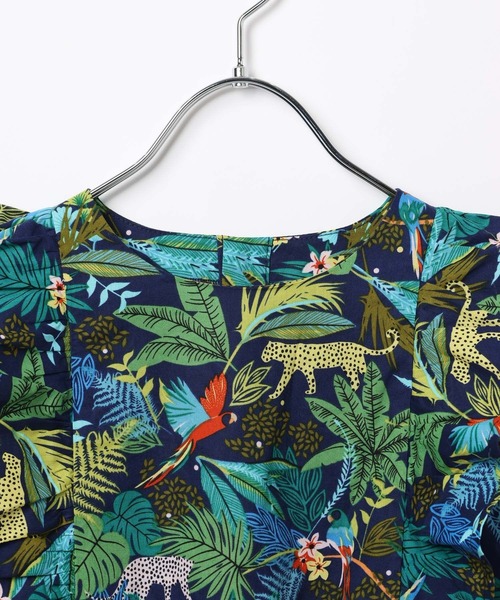 BAYFLOW（ベイフロー）の「総柄ワンピース（KIDS）（ワンピース・キッズ・ブルー/ブラック/アイボリー・110cm/120cm/130cm/140cm/150cm）」の22枚目の写真