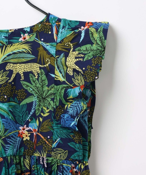 BAYFLOW（ベイフロー）の「総柄ワンピース（KIDS）（ワンピース・キッズ・ブルー/ブラック/アイボリー・110cm/120cm/130cm/140cm/150cm）」の21枚目の写真