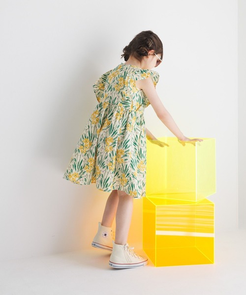 BAYFLOW（ベイフロー）の「総柄ワンピース（KIDS）（ワンピース・キッズ・ブルー/ブラック/アイボリー・110cm/120cm/130cm/140cm/150cm）」の17枚目の写真