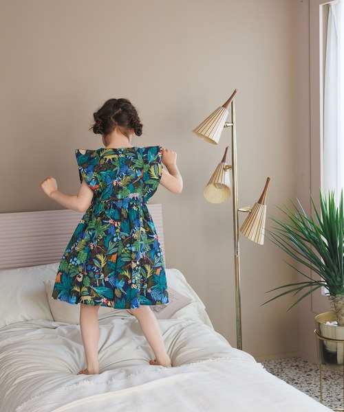 BAYFLOW（ベイフロー）の「総柄ワンピース（KIDS）（ワンピース・キッズ・ブルー/ブラック/アイボリー・110cm/120cm/130cm/140cm/150cm）」の12枚目の写真