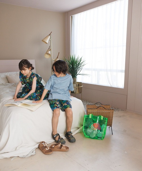 BAYFLOW（ベイフロー）の「総柄ワンピース（KIDS）（ワンピース・キッズ・ブルー/ブラック/アイボリー・110cm/120cm/130cm/140cm/150cm）」の5枚目の写真