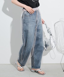 チュールワイドパンツ