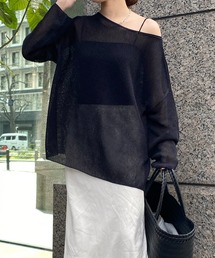 DouDou | カノコ編み2WAYプルオーバー(ニット/セーター)