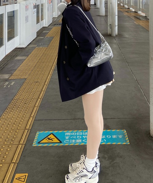 RiLi(リリ)の「リボンミニバッグ【RL】(ショルダーバッグ・レディース・シルバー・FREE)」の6枚目の写真