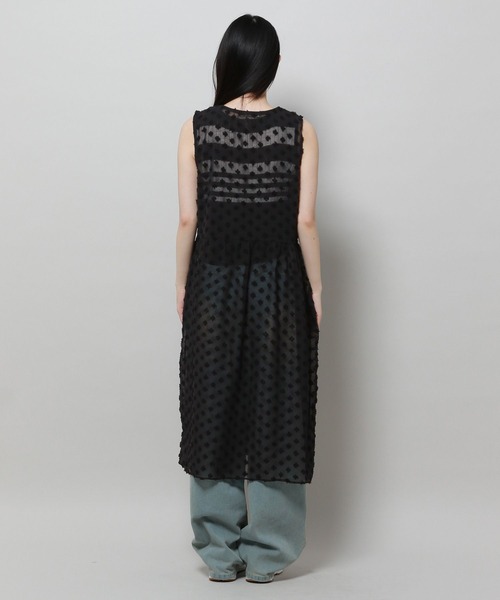 3.3 Field Trip （3.3フィールドトリップ）の「3.3 Field Trip／フラワーメッシュワンピース　2118441（ワンピース・レディース・ブラック/アイボリー・FREE）」の16枚目の写真
