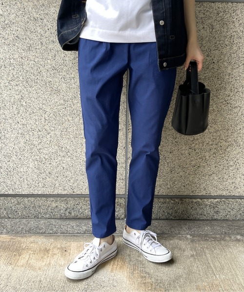 Meli rich（メリーリッチ）の「ストレッチらくちんテーパードパンツ（その他パンツ・レディース・キャメル/ブラック/オフホワイト/ブルー・FREE）」の3枚目の写真