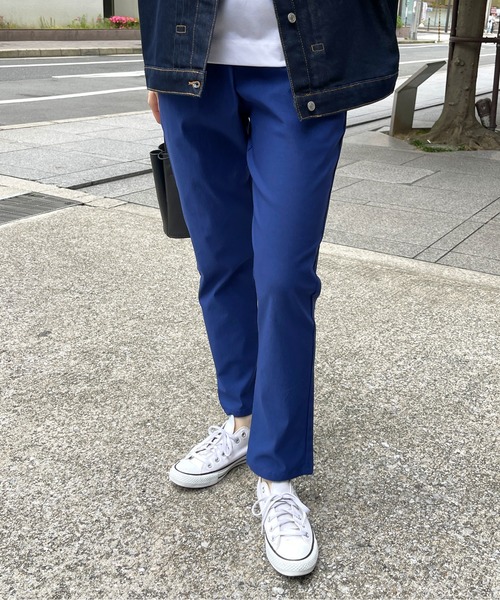 Meli rich（メリーリッチ）の「ストレッチらくちんテーパードパンツ（その他パンツ・レディース・キャメル/ブラック/オフホワイト/ブルー・FREE）」の18枚目の写真