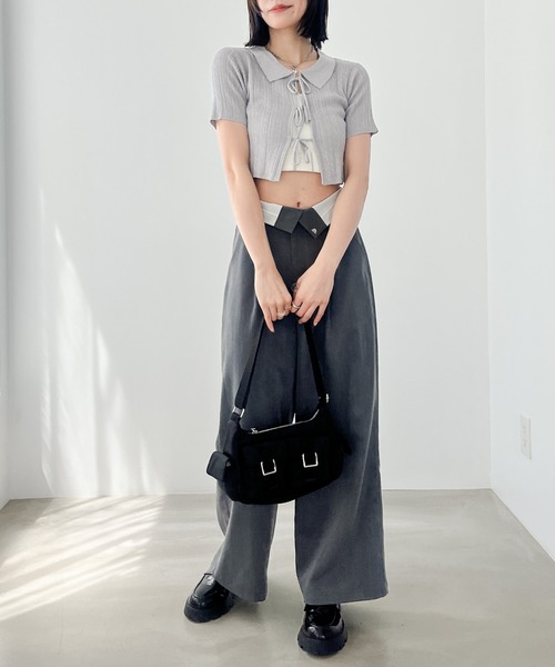 Heather(ヘザー)の「2WAYウエストスラックスパンツ 118691(スラックス・レディース・ブラック/グレー・S/M)」の20枚目の写真