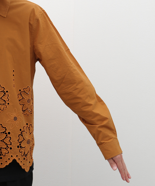 CMMN SWDN（コモンスウェーデン）の「CMMN SWDN (コモン スウェーデン) Pierre Overshirt M24W294（シャツ/ブラウス・メンズ・オレンジ・46）」の9枚目の写真