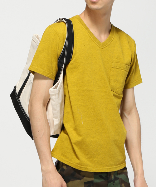 Goodwear(Since1983)(グッドウェア)の「GOODWEAR / グッドウエア: V-Neck Pocket Tee Slim OX Tシャツ #(Tシャツ/カットソー・メンズ・ライトブルー/ブルー系その他/ボルドー/シルバー/チャコールグレー/グリーン・SMALL/LARGE/X-LARGE/MEDIUM)」の6枚目の写真