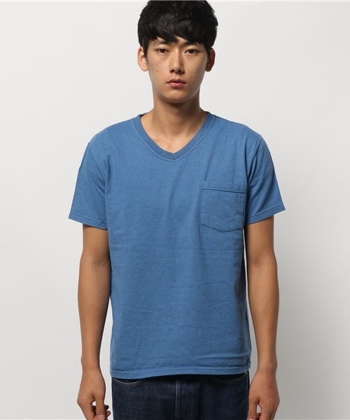 Goodwear(Since1983)(グッドウェア)の「GOODWEAR / グッドウエア: V-Neck Pocket Tee Slim OX Tシャツ #(Tシャツ/カットソー・メンズ・ライトブルー/ブルー系その他/ボルドー/シルバー/チャコールグレー/グリーン・SMALL/LARGE/X-LARGE/MEDIUM)」の7枚目の写真