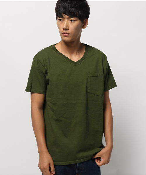 Goodwear(Since1983)(グッドウェア)の「GOODWEAR / グッドウエア: V-Neck Pocket Tee Slim OX Tシャツ #(Tシャツ/カットソー・メンズ・ライトブルー/ブルー系その他/ボルドー/シルバー/チャコールグレー/グリーン・SMALL/LARGE/X-LARGE/MEDIUM)」の22枚目の写真