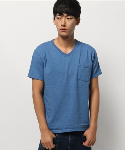 Goodwear(Since1983)(グッドウェア)の「GOODWEAR / グッドウエア: V-Neck Pocket Tee Slim OX Tシャツ #(Tシャツ/カットソー・メンズ・ライトブルー/ブルー系その他/ボルドー/シルバー/チャコールグレー/グリーン・SMALL/LARGE/X-LARGE/MEDIUM)」の15枚目の写真