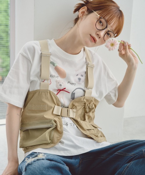 Picone CLUB ベスト ジレ 「メンズ」バックメッシュベスト