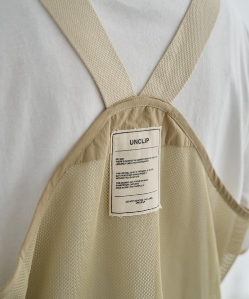 unclip（アンクリップ）の「ナイロンメッシュベスト（ベスト・レディース・カーキ/ベージュ・FREE）」の16枚目の写真
