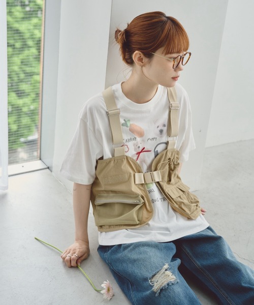 『美品』archivio メッシュベスト サイズ38 ホワイト/ブラウン ラメメッシュベスト(38 OFF WHITE): アウター｜PMbox P&M