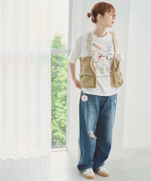 unclip（アンクリップ）の「ナイロンメッシュベスト（ベスト・レディース・カーキ/ベージュ・FREE）」の13枚目の写真