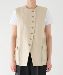 muller of yoshiokubo/ミュラーオブヨシオクボ  LINO VEST