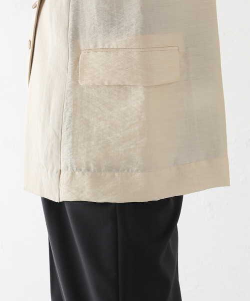 muller of yoshiokubo（ミュラーオブヨシオクボ）の「muller of yoshiokubo/ミュラーオブヨシオクボ  LINO VEST（ベスト・レディース・ベージュ・MEDIUM）」の8枚目の写真