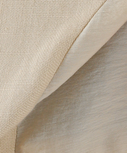 muller of yoshiokubo（ミュラーオブヨシオクボ）の「muller of yoshiokubo/ミュラーオブヨシオクボ  LINO VEST（ベスト・レディース・ベージュ・MEDIUM）」の2枚目の写真
