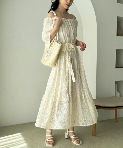 one after another NICE CLAUP（ワンアフターアナザーナイスクラップ）の「エンブレム付き雑材バッグ（トートバッグ・レディース・アイボリー/ライトブラウン/ブラック・FREE）」の6枚目の写真