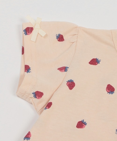 petit main（プティマイン）の「GIRLS半袖パジャマ（セットアップ・キッズ・マルチ/イエロー/ライトピンク・130cm/120cm/110cm/100cm/90cm/80ｃｍ）」の8枚目の写真