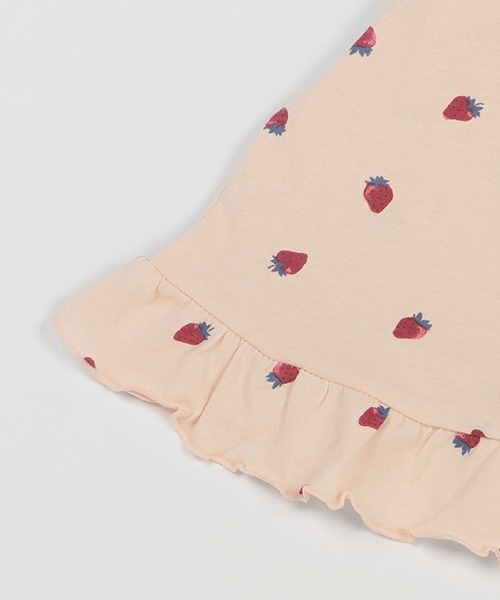 petit main（プティマイン）の「GIRLS半袖パジャマ（セットアップ・キッズ・マルチ/イエロー/ライトピンク・130cm/120cm/110cm/100cm/90cm/80ｃｍ）」の9枚目の写真