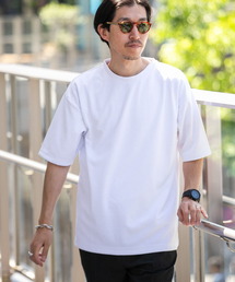 ITEMS URBANRESEARCH | 『吸水速乾/UVカット』高機能ポンチ クルーネック半袖 トップス(Tシャツ/カットソー)