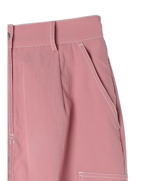 Sugar spoon（シュガースプーン）の「・SUGAR　SPOON　配色stカーゴスカート（スカート・レディース・アイボリー/ブラック/ピンク/グリーン・FREE）」の6枚目の写真