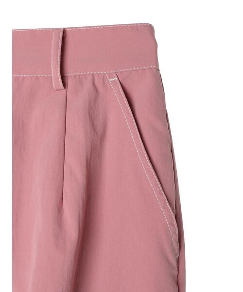 Sugar spoon（シュガースプーン）の「・SUGAR　SPOON　配色stカーゴスカート（スカート・レディース・アイボリー/ブラック/ピンク/グリーン・FREE）」の9枚目の写真