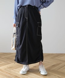 ・SUGAR　SPOON　配色stカーゴスカート